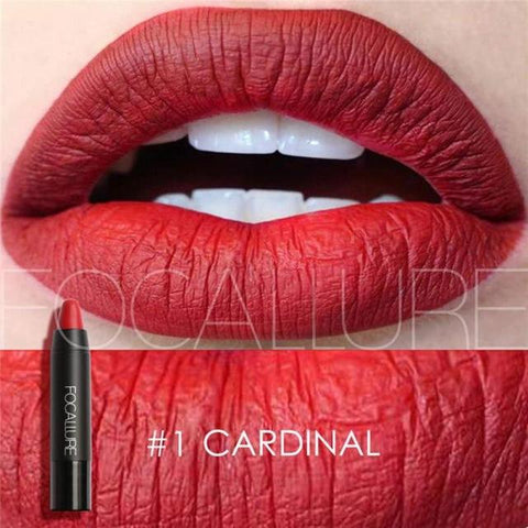 Focallure Matte Lip Crayon - 01 Cardinal