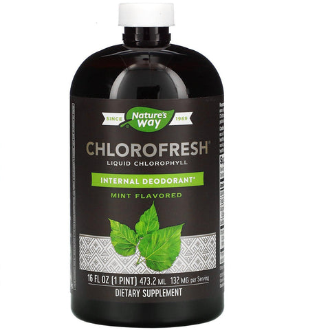 Nature's Way Chlorofresh Liquid Chlorophyll Mint, 132 mg (473.2 ml)